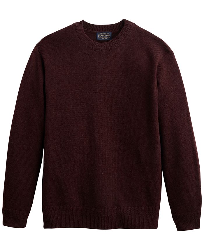 Pendleton Men s Shetland Wool Crewneck Sweater Macy s
