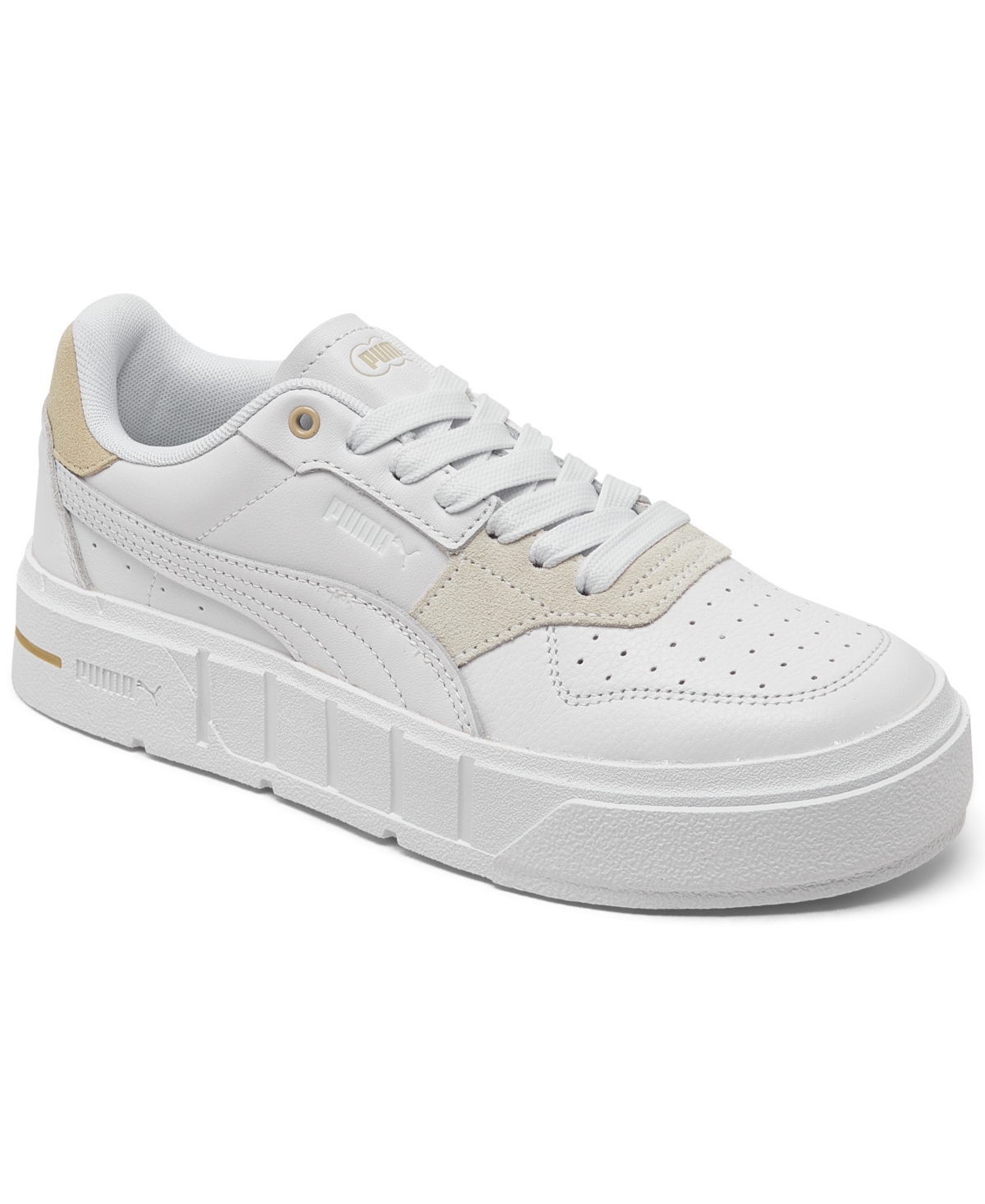 Shop Puma Women's Cali Court Casual Sneakers From Finish Line In White