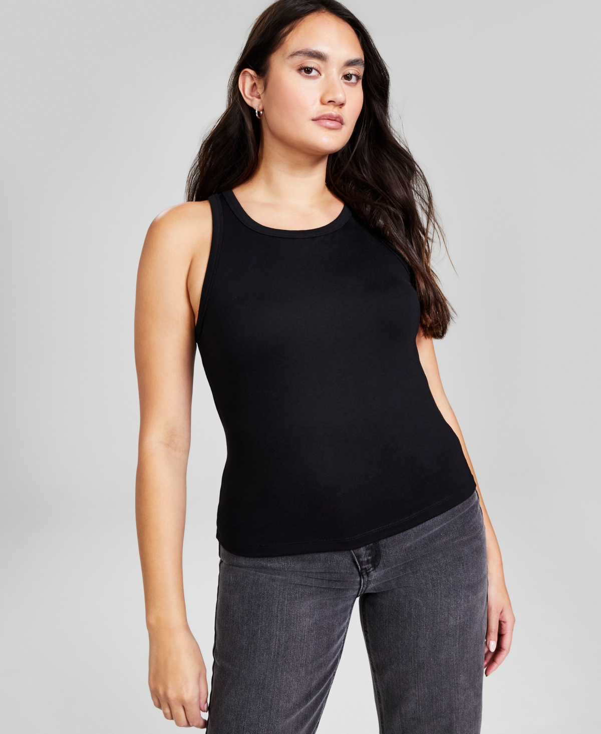 And Now This Women's Sleeveless Top, Created For Macy's In Black