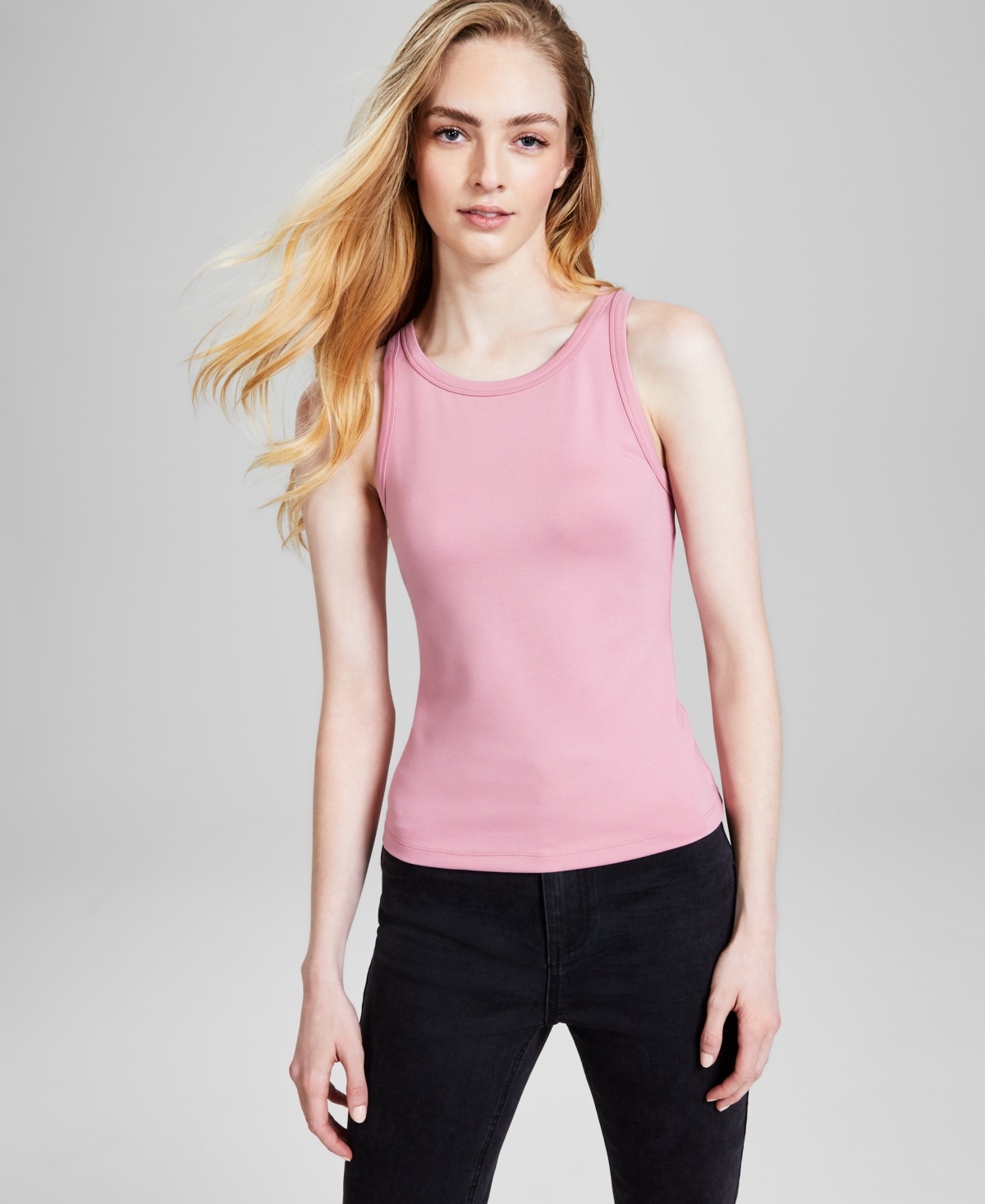 And Now This Women's Sleeveless Top, Created For Macy's In Blushing Bloom