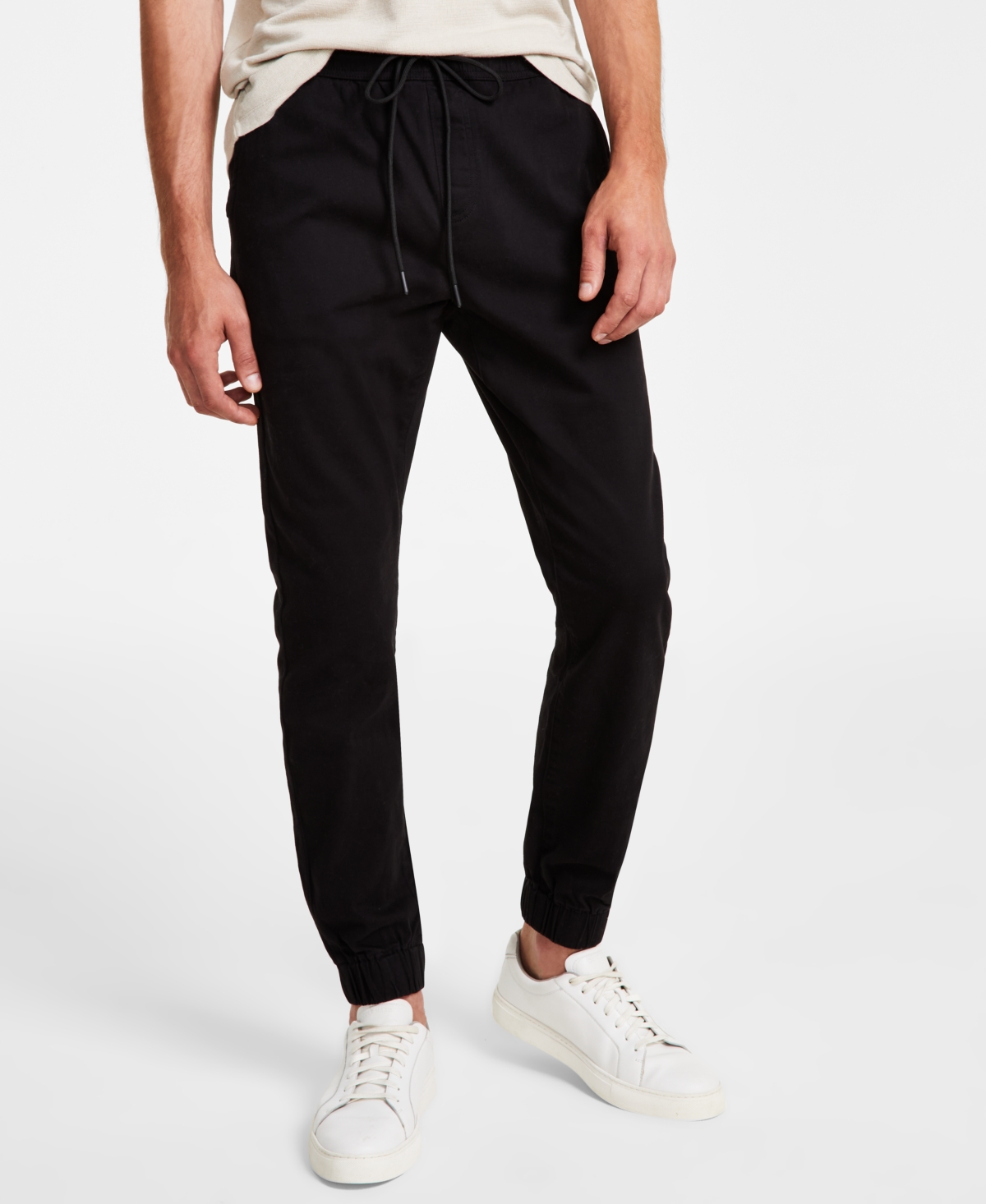 And Now This Men's Brushed Twill Jogger Pants