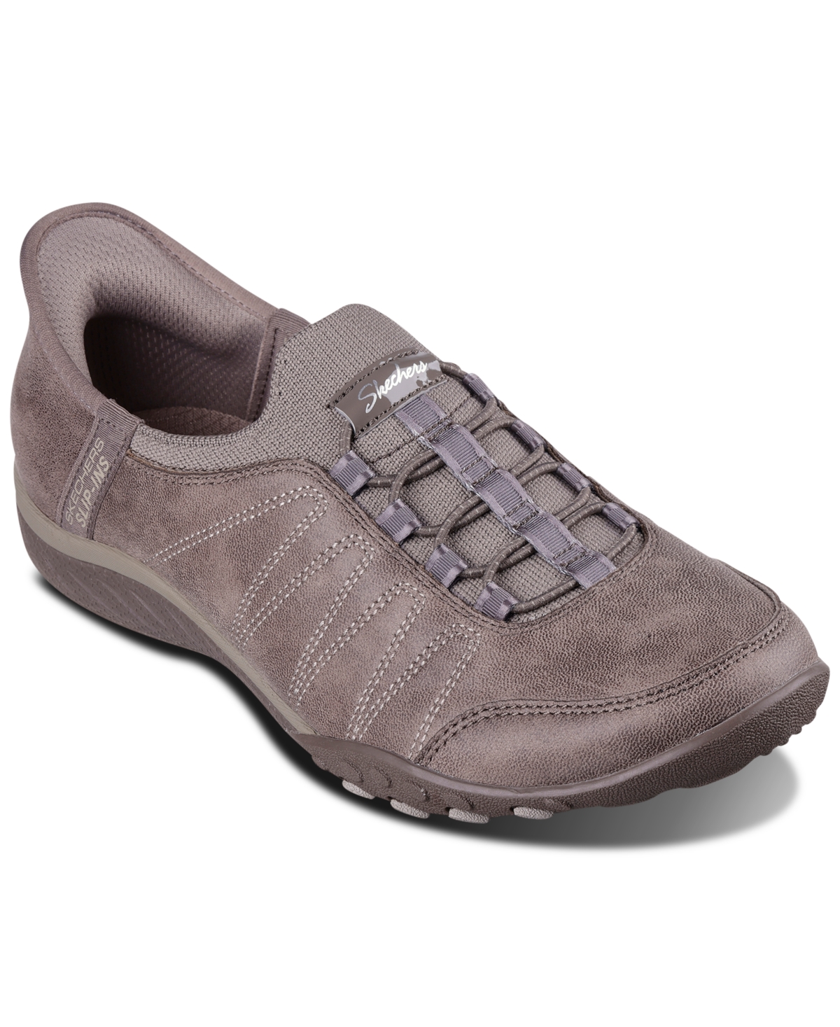 Women's Slip-Ins Breathe Easy Home-Body Slip-On Walking Sneakers from Finish Line - Dark Taupe