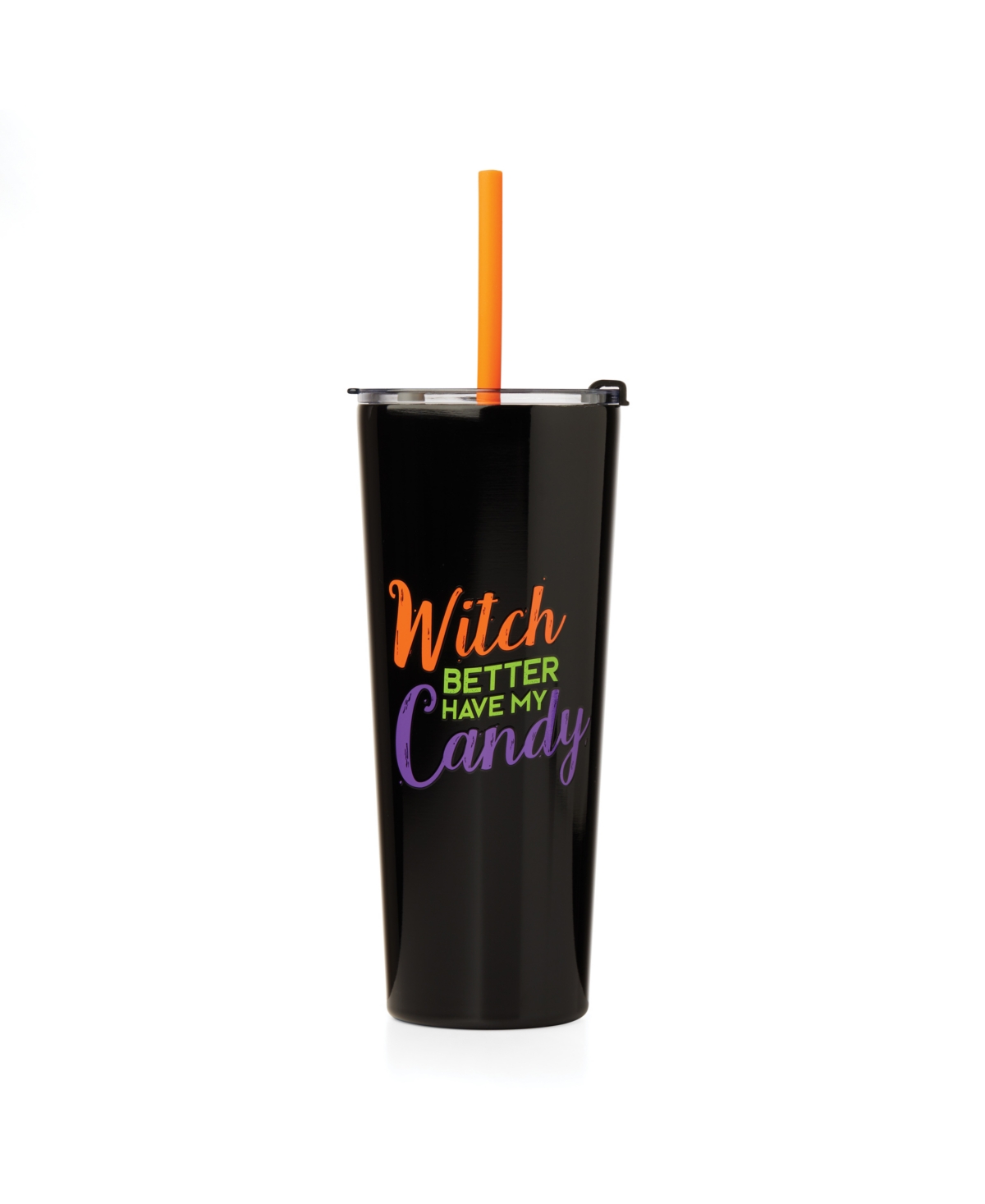 Shop Cambridge Witch Candy Insulated Tumbler With Straw, 24 oz In Black