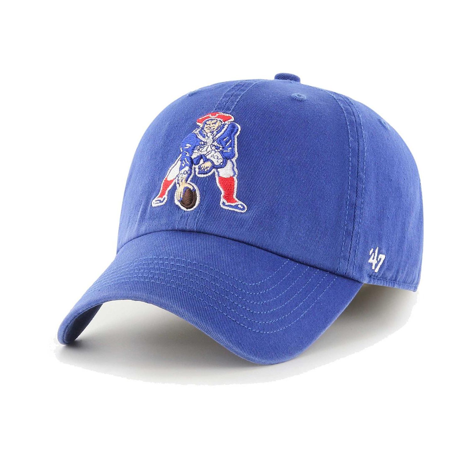 Men's Royal New England Patriots Gridiron Classics Franchise Legacy Fitted Hat