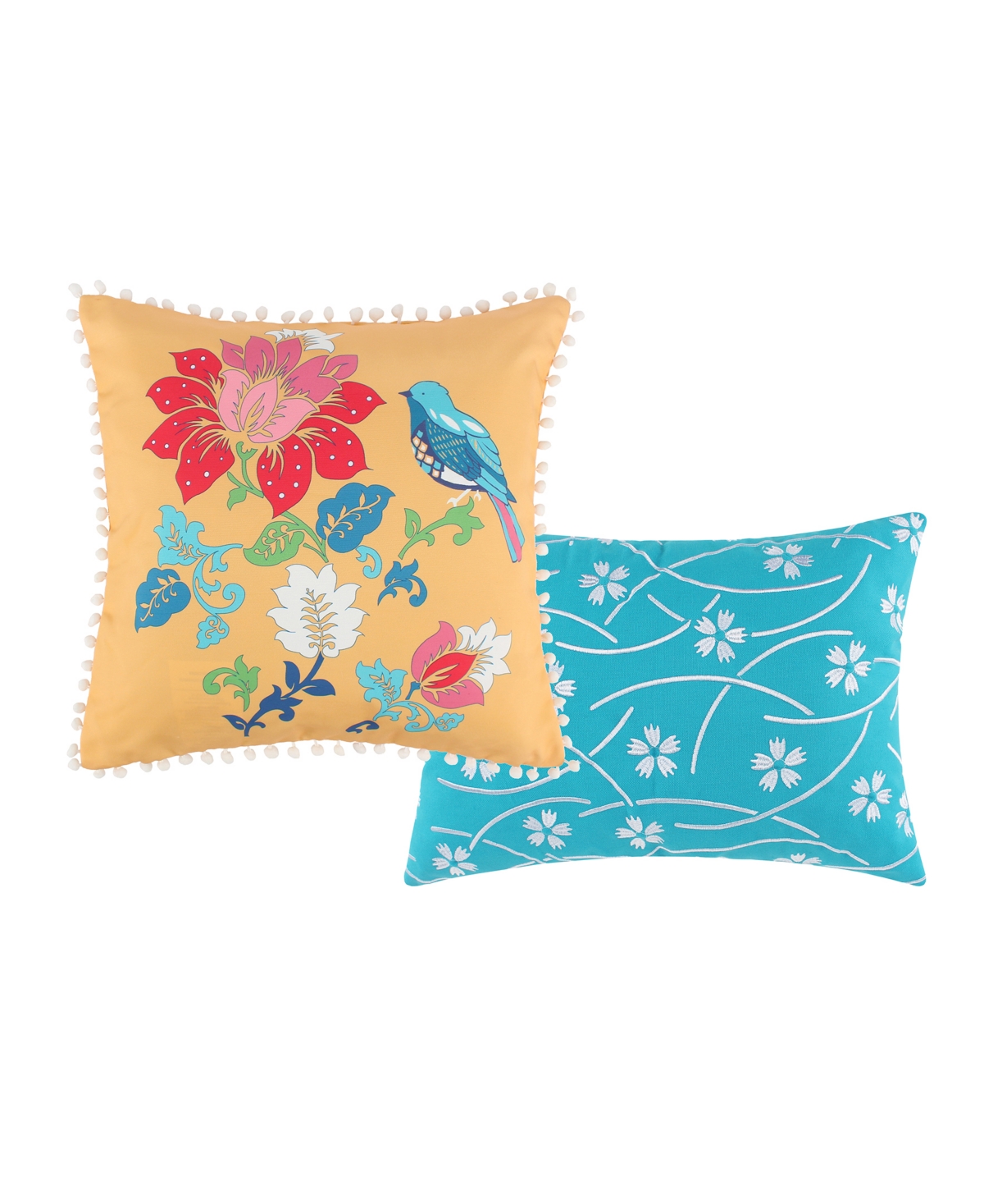 Greenland Home Fashions Thalia Cotton Reversible 4 Piece Quilt Set, Twin/twin Xl In Multi