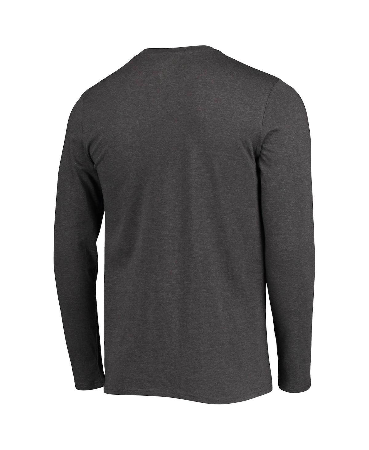 Concepts Sport Maroon/heathered Charcoal Arizona State Sun Devils Meter Long Sleeve T-shirt & Pants In Maroon,heather Charcoal