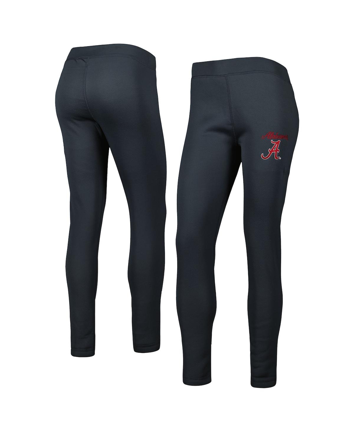 Concepts Sport Charcoal Alabama Crimson Tide Upbeat Sherpa Leggings In Charcoal