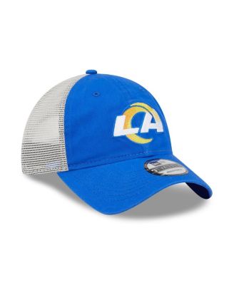 Men's Royal, Natural Los Angeles Rams Loyal 9TWENTY Trucker Snapback Hat