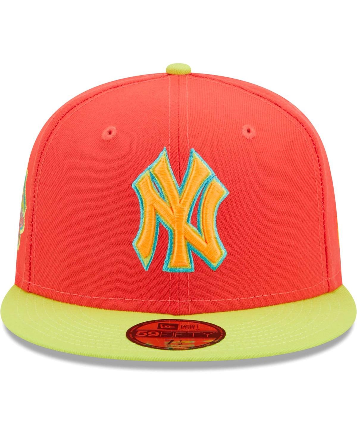 Men's New Era Neon Green New York Yankees Lava Highlighter Combo 59FIFTY Fitted Hat - Neon Green