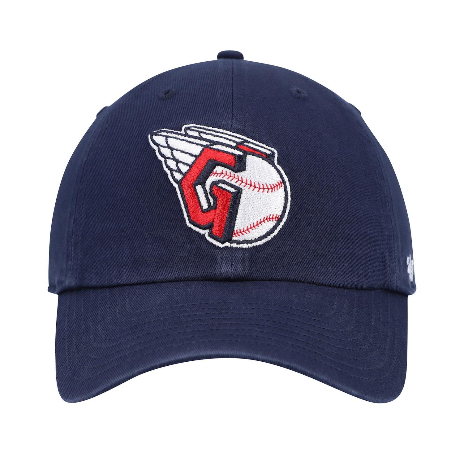 Men's Navy Cleveland Guardians Clean Up Adjustable Hat