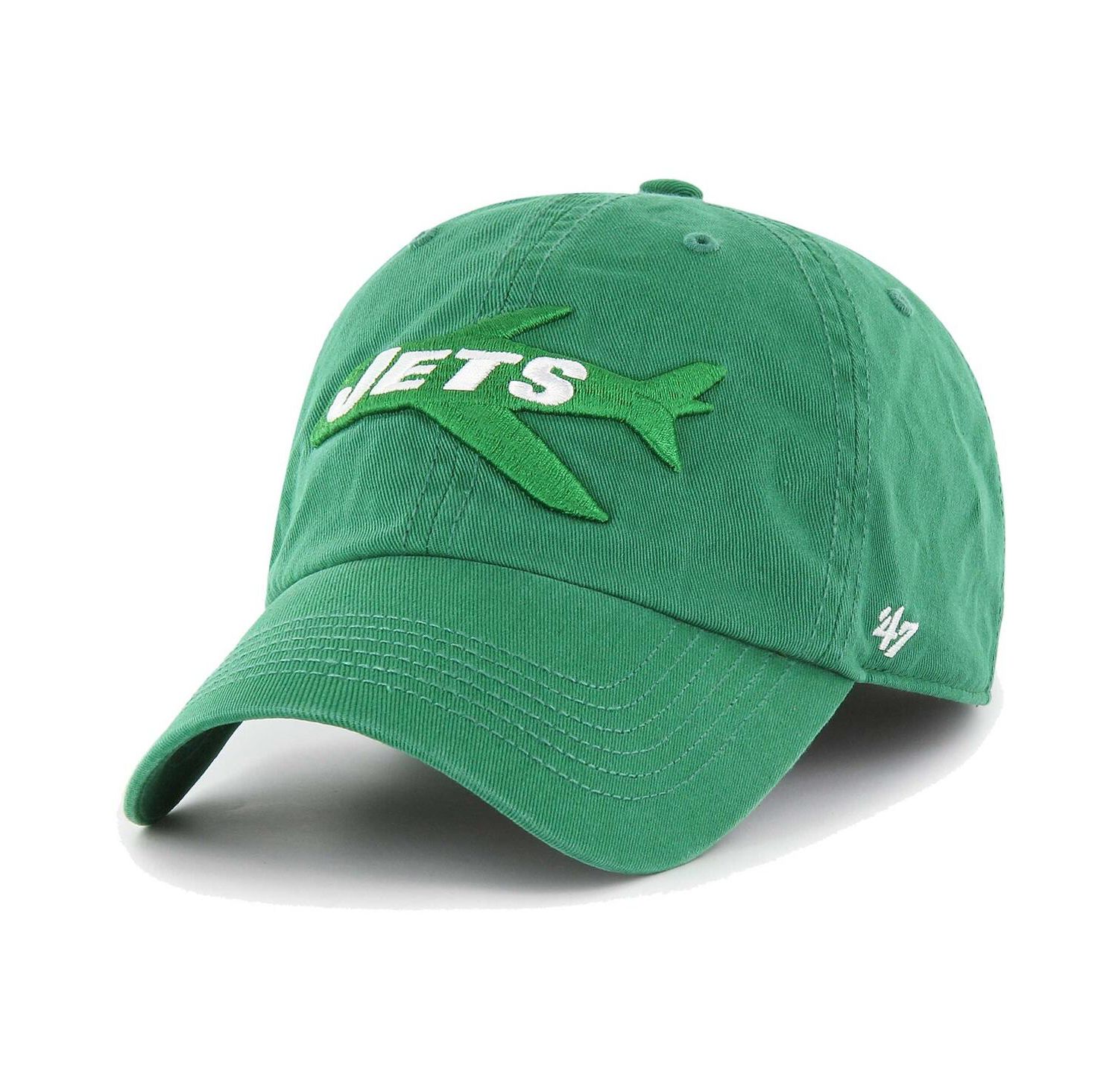 Men's Kelly Green New York Jets Gridiron Classics Franchise Legacy Fitted Hat
