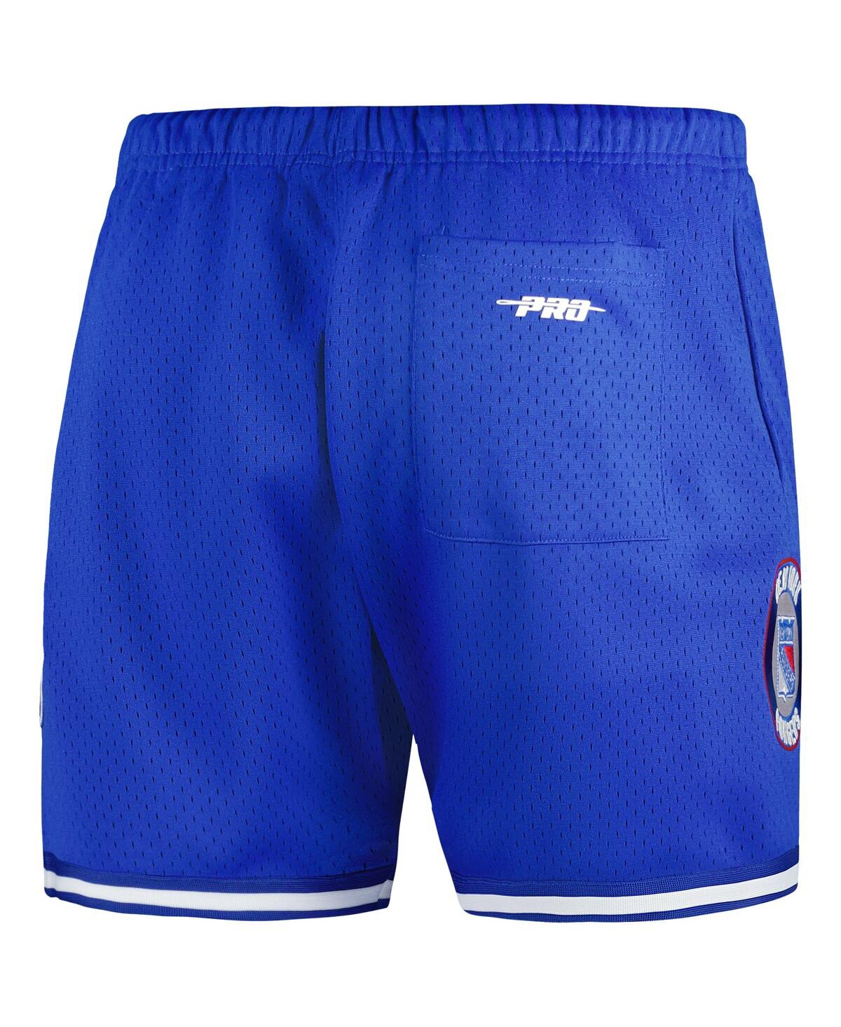 Pro Standard Men's  Royal New York Rangers Classic Mesh Shorts In Royal