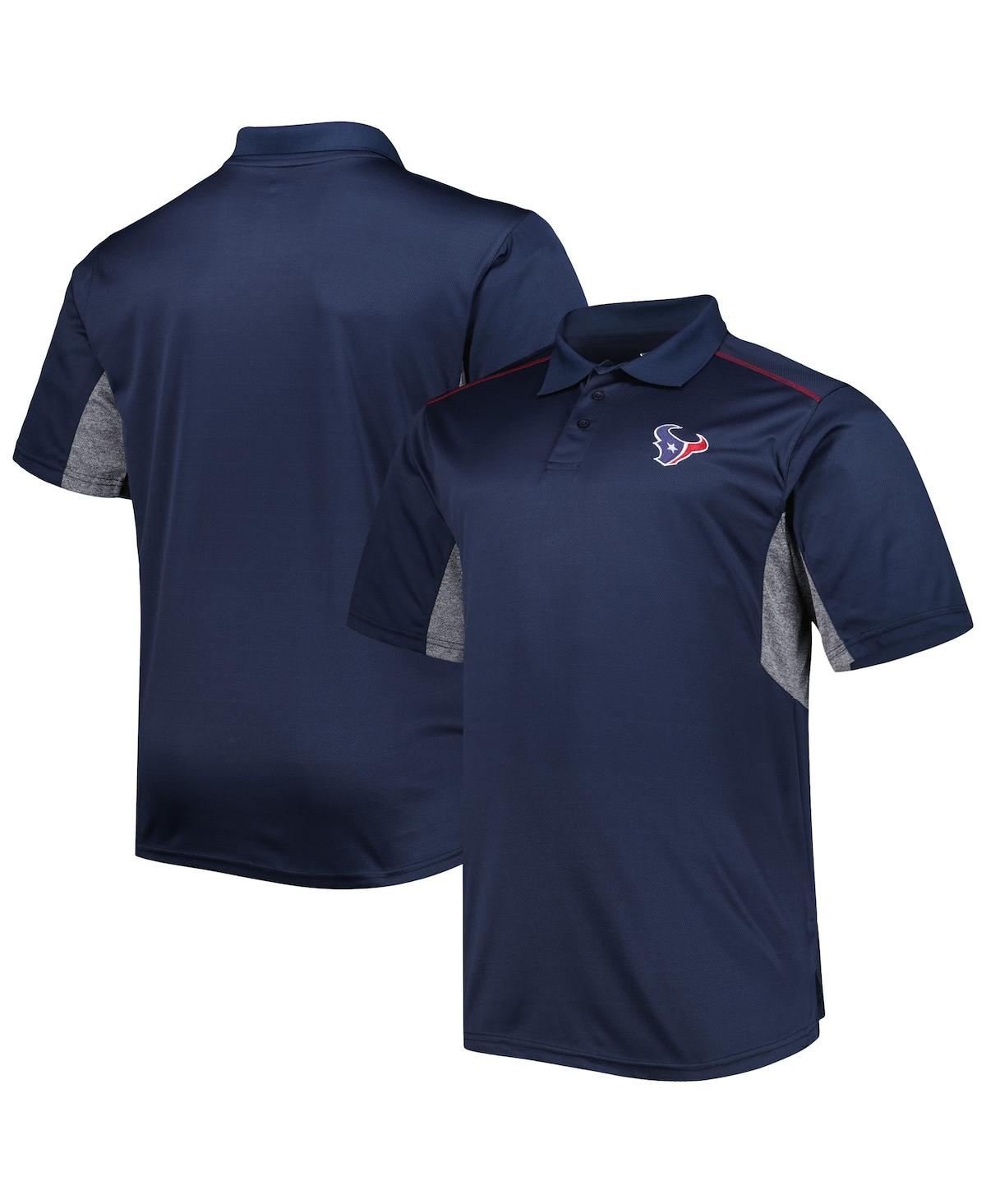 Fanatics Men's Navy Houston Texans Big And Tall Team Color Polo Shirt