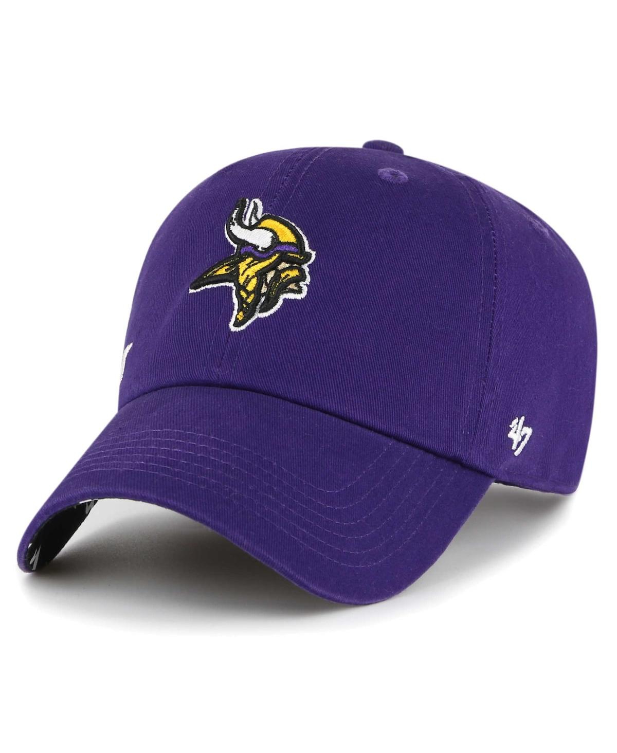 Shop 47 Brand Women's ' Purple Minnesota Vikings Confetti Icon Clean Up Adjustable Hat