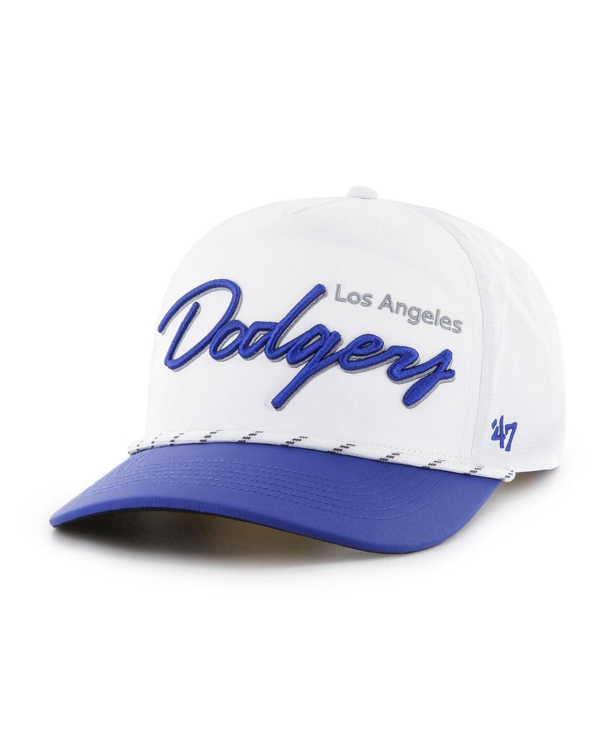 47 Brand Men's ' White Los Angeles Dodgers Chamberlain Hitch Adjustable Hat