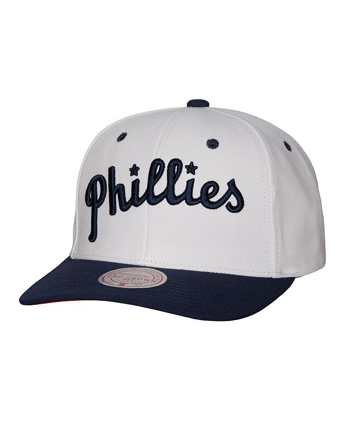 Mitchell & Ness Men's White Philadelphia Phillies Cooperstown Collection  Pro Crown Snapback Hat - Macy's