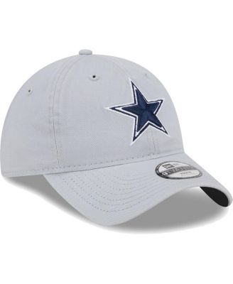 Big Boys and Girls Gray Dallas Cowboys Main Core Classic 2.0 9TWENTY Adjustable Hat