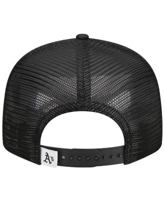Men's Black Oakland Athletics Trucker 9FIFTY Snapback Hat
