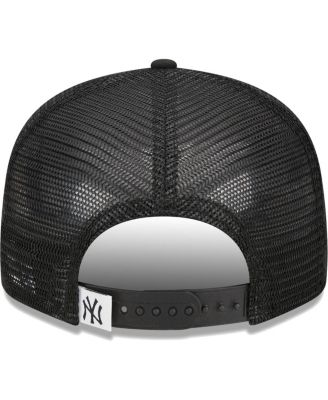 Men's Black New York Yankees Trucker 9FIFTY Snapback Hat