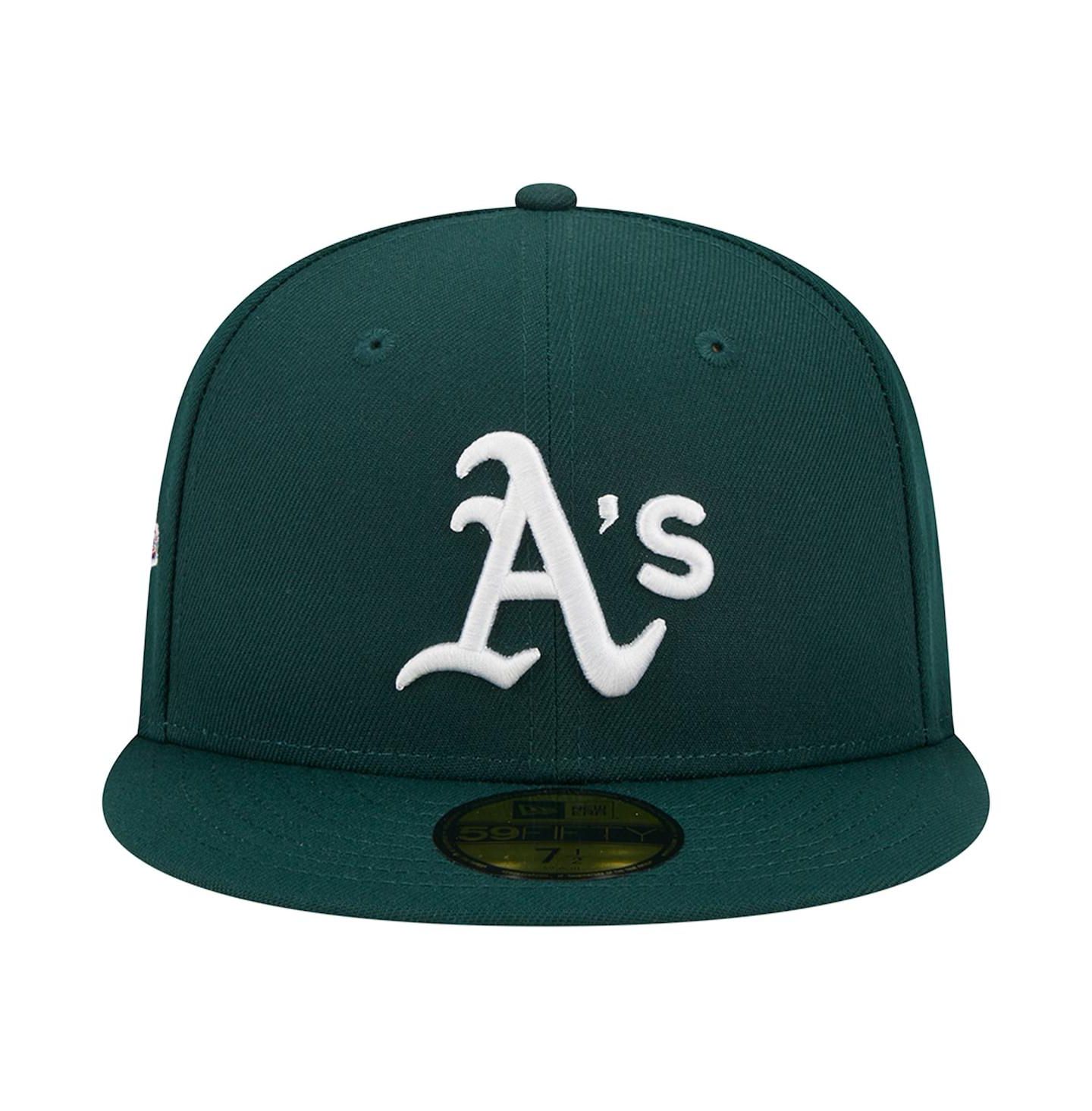 Мужская кепка New Era Green Oakland Athletics 1989 World Series Team Color 59FIFTY Fitted Hat — фото 3