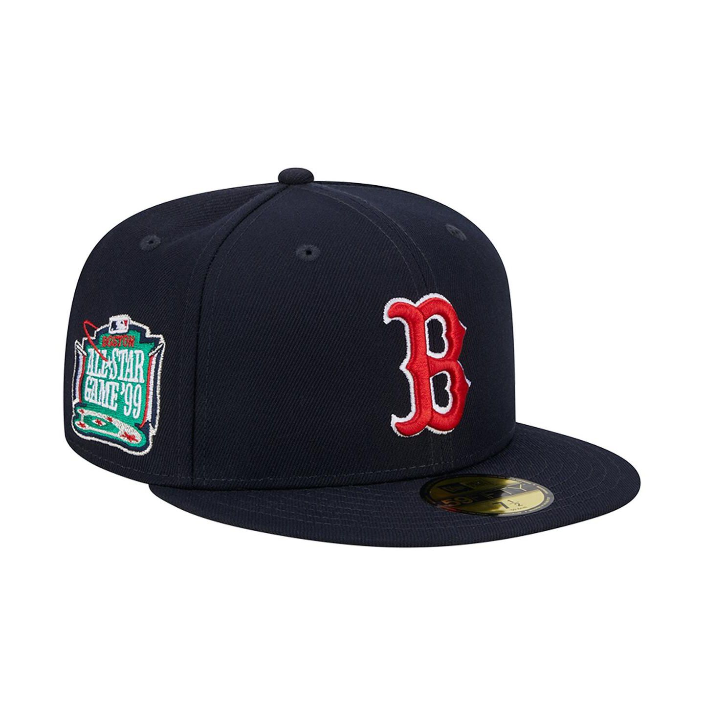 Мужская кепка New Era Navy Boston Red Sox 1999 All Star Game Team Color 59FIFTY Fitted Hat — фото 2