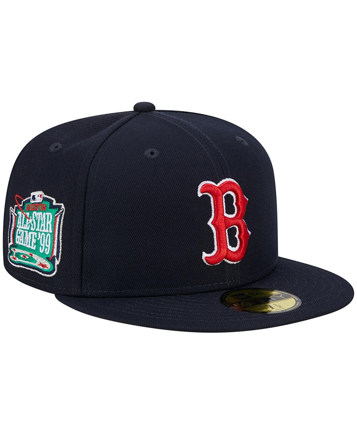 Men's New EraBoston Red Sox 1999 All Star Game Team Color 59FIFTY Fitted Hat - Navy