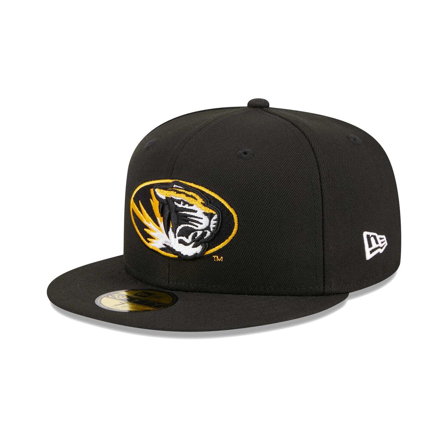 Men's Black Missouri Tigers Evergreen 59FIFTY Fitted Hat