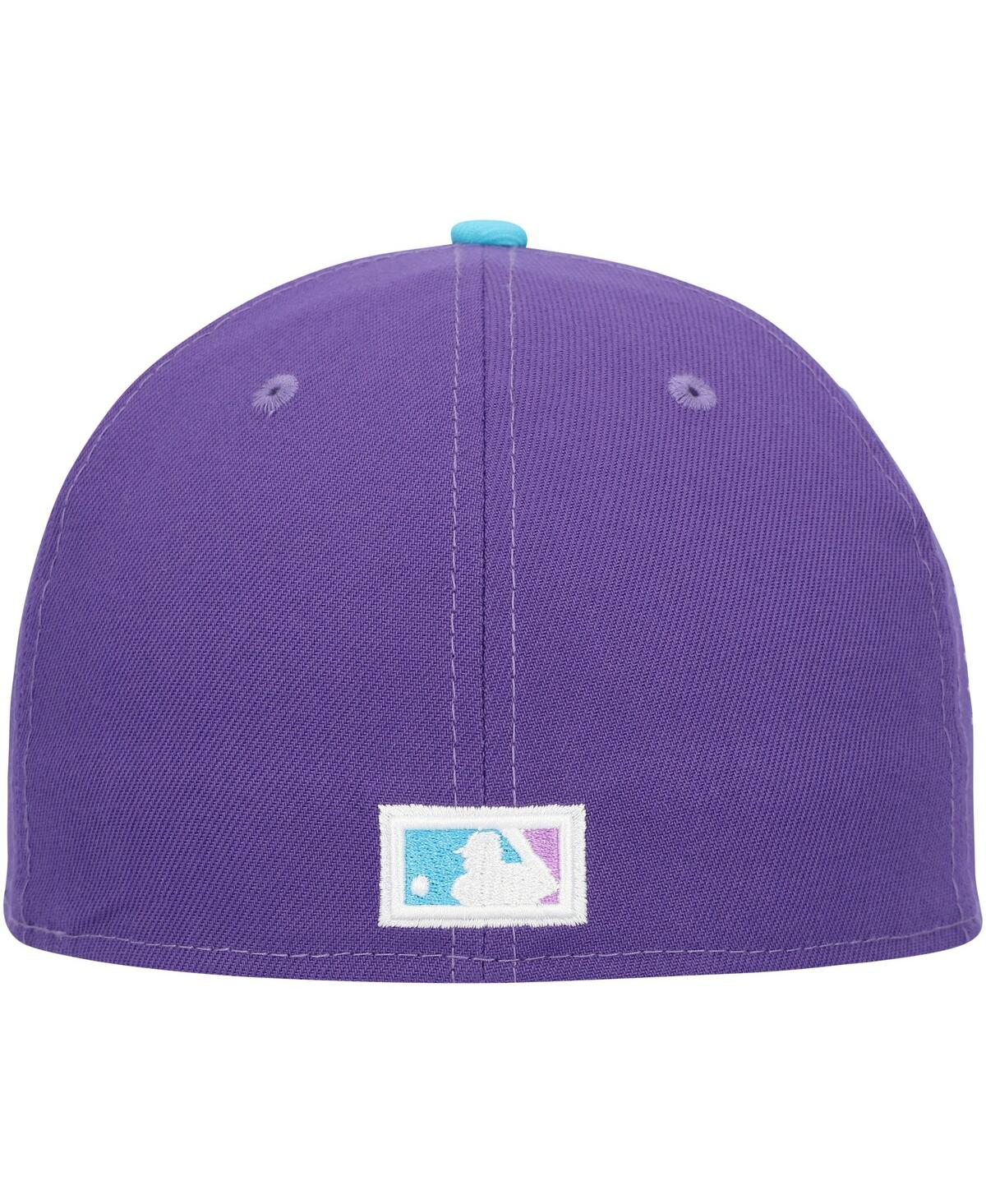 Men's New EraFlorida Marlins Vice 59FIFTY Fitted Hat - Purple