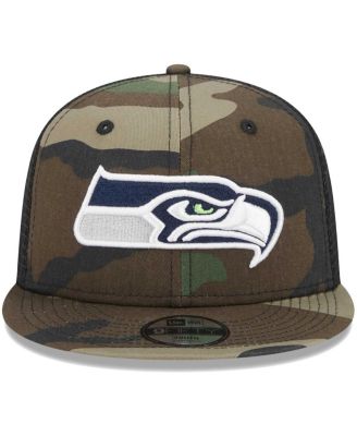 Big Boys and Girls Camo Seattle Seahawks Main Trucker 9FIFTY Snapback Hat