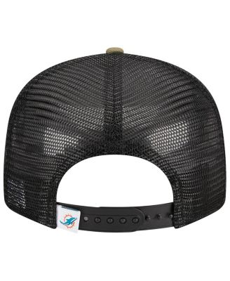 Men's Camo Miami Dolphins Main Trucker 9FIFTY Snapback Hat