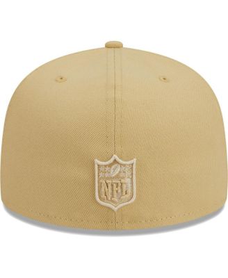 Men's Khaki Buffalo Bills Raffia Front 59FIFTY Fitted Hat