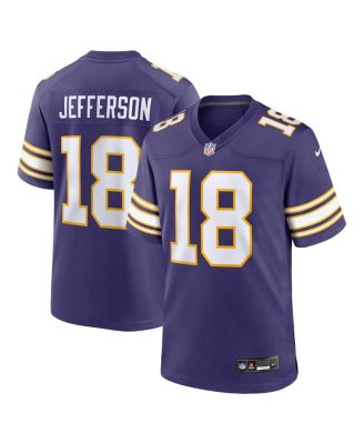 Nike Men's Justin Jefferson Purple Minnesota Vikings Classic Player Game  Jersey - Macy's