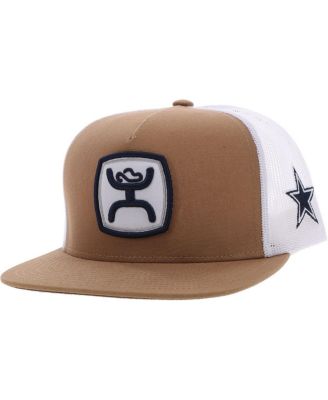 Men s Hooey Tan Dallas Cowboys Patch Trucker Snapback Hat Macy s