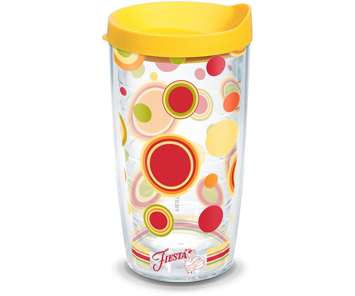 Tervis Tumbler Tervis Fiesta Sunny Dots Made In Usa Double Walled Insulated Tumbler Travel Cup Keeps Drinks Cold & In Open Miscellaneous