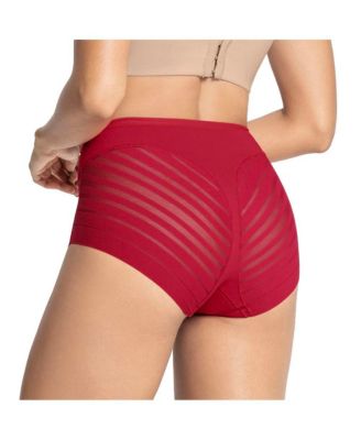Women's Lace Stripe Undetectable Classic Shaper Panty 012903