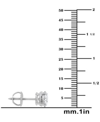 Certified Lab Grown Diamond Stud Earrings (5 ct. t.w.) in 14k Gold