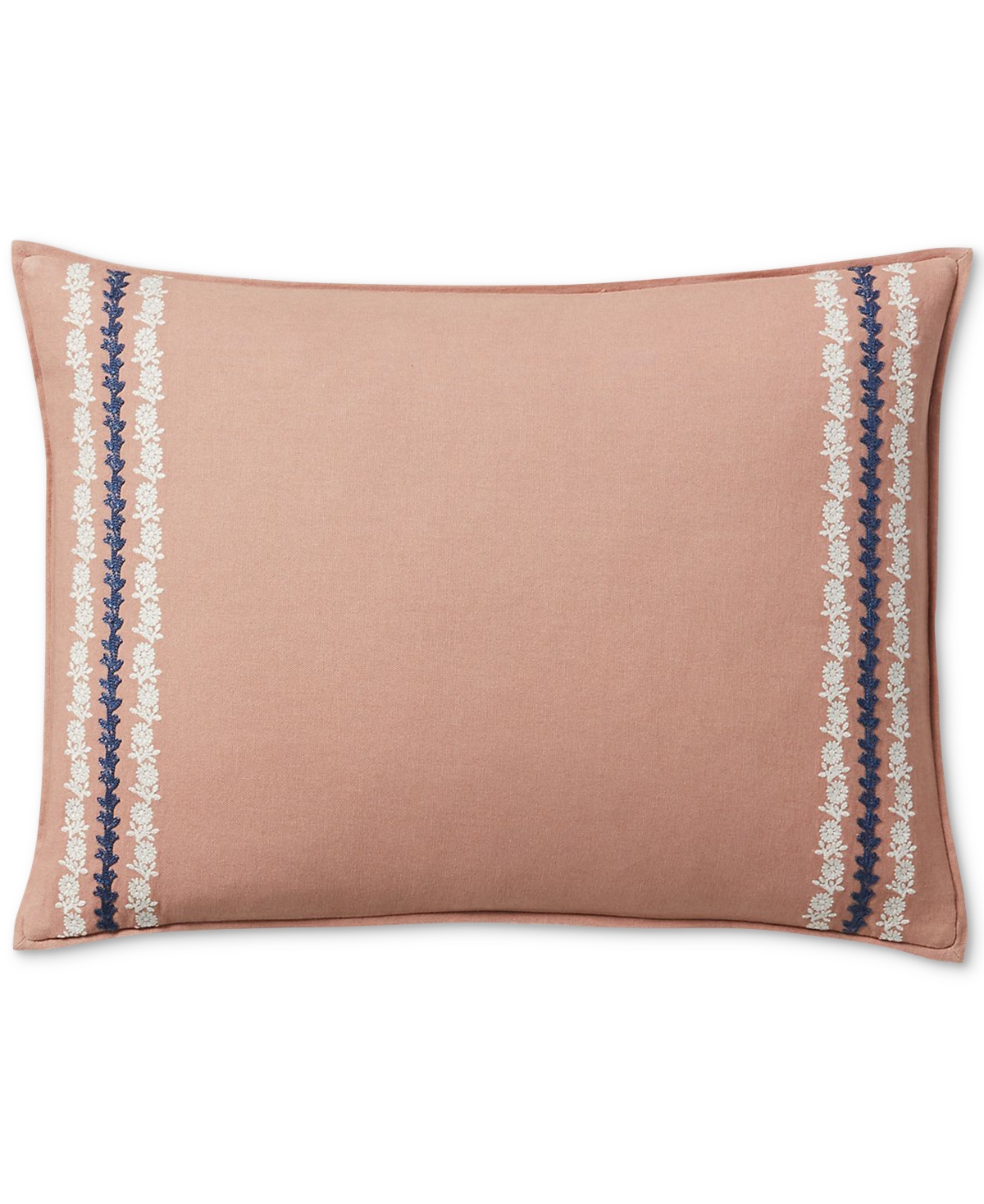 Lauren Ralph Lauren Melanie Embroidered Decorative Pillow, 15" X 20" In Cinnamon