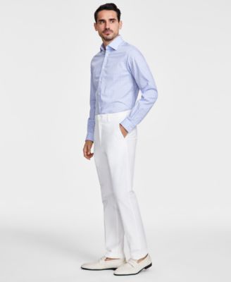 Michael Kors Men's Classic Fit Spring Cotton Stretch Pants - Macy's