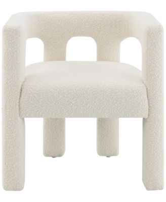 Mandy 28" Boucle Fabric Dining Chair