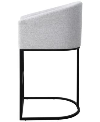 Jace 39.8" Polyester Upholstered Barstool