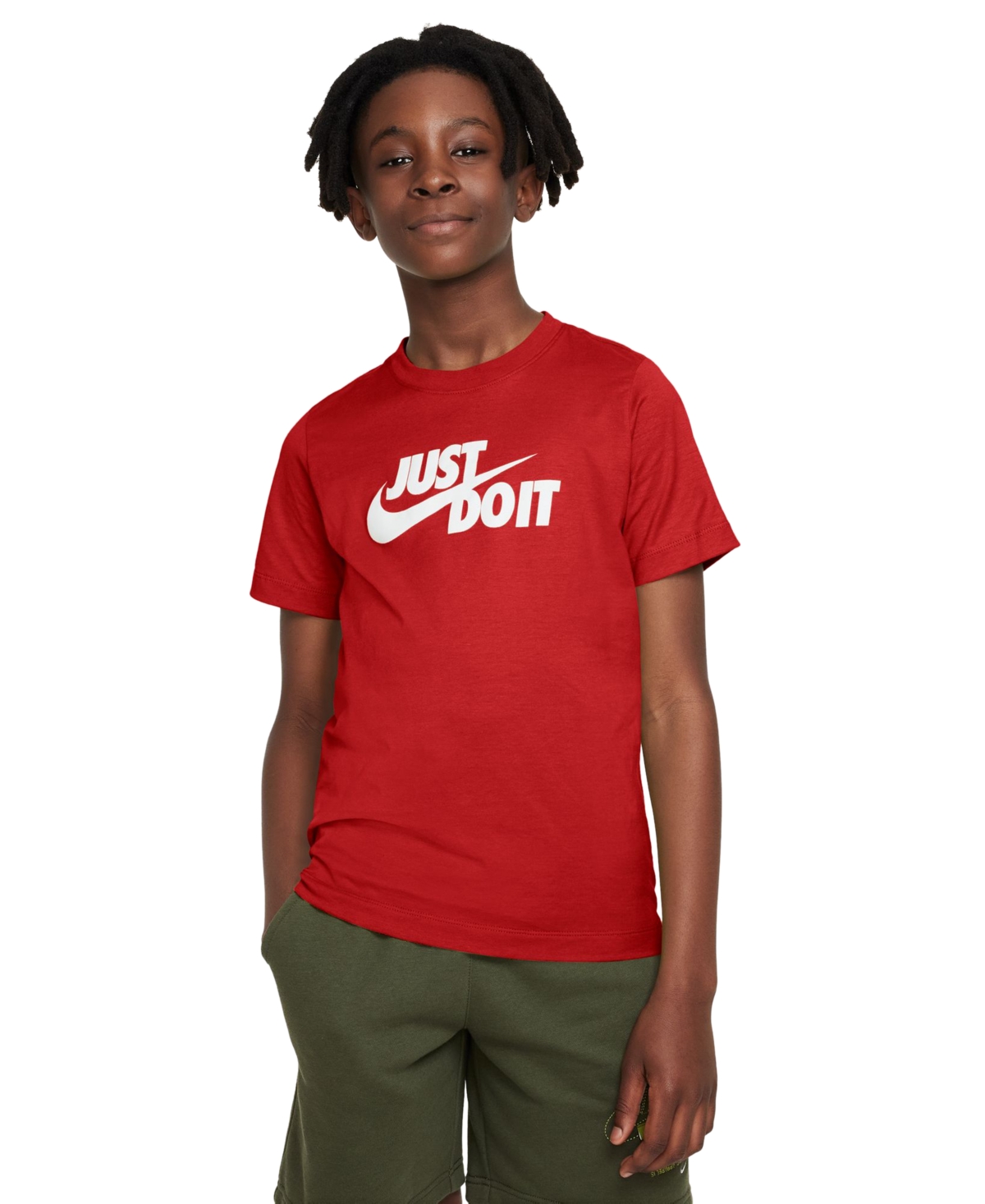 Nike Big Kids Sportswear Graphic T-shirt In University Red