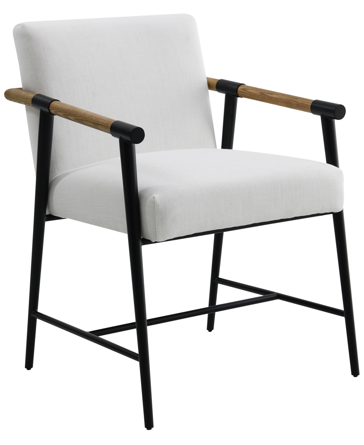 Abbyson Living Parker 31.5" Stain-resistant Fabric Dining Chair In White