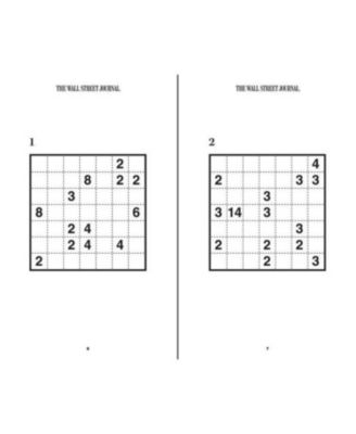 The Wall Street Journal Number Puzzle Book 2- 200 Puzzles by The Wall Street Journal