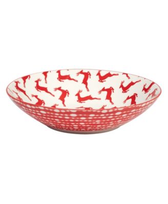 Peppermint Candy 40 oz Soup Bowls Set of 6, Service for 6