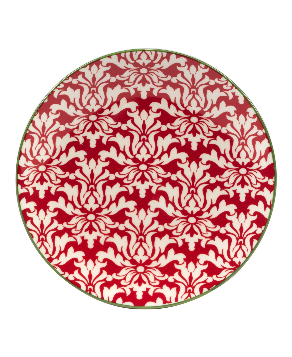 Certified International Winter Medley 6" Canape Plates Set Of 6, Service For 6 In Multi