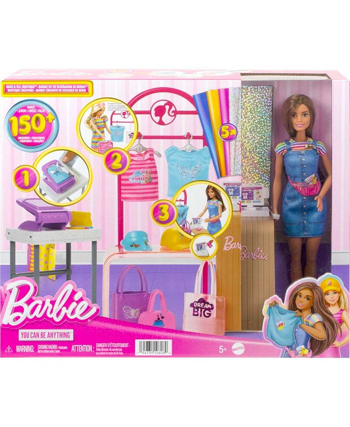 Barbie Make and Sell Boutique Playset Macy's