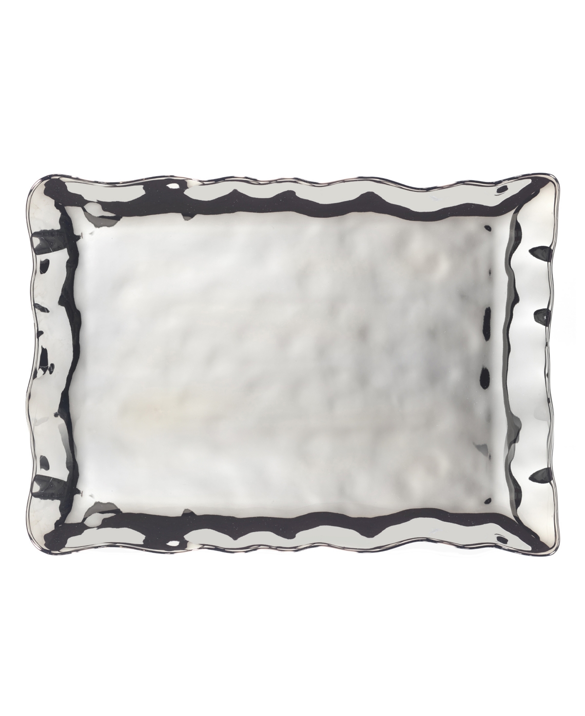 Certified International GoldTone Coast Rectangular Platter - Silver