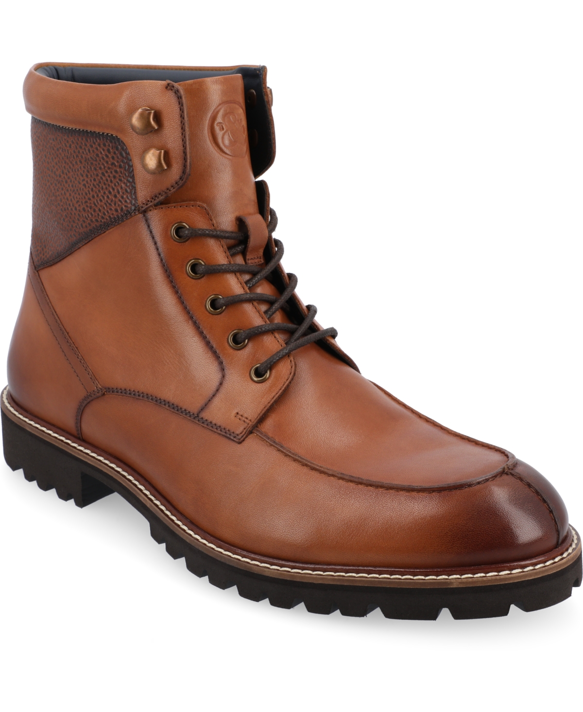 Men's Shaffer Tru Comfort Foam Moc Toe Ankle Boots - Cognac