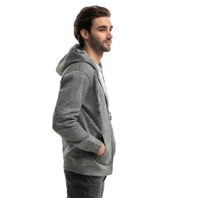 Big & Tall Premium Zip-Up Hoodie for Men with Smooth Silky Matte Finish & Cozy Fleece Inner Lining Sweater with Hood