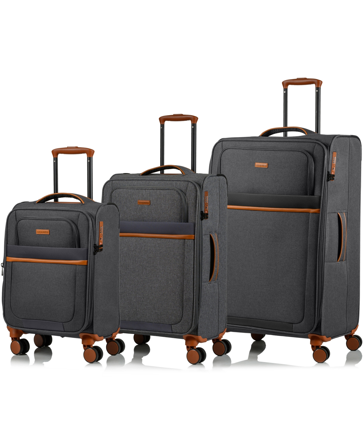 Classic Ii 3-Pc. Softside Luggage Set - Grey